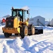 Contractors clear snow at Fort McCoy after late January snow
