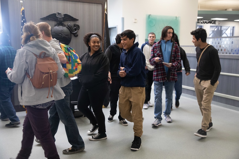 16th Annual Job Shadowing Event takes place at the Combat Center