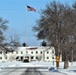 American Flag and Fort McCoy