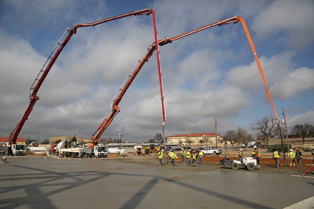 Concrete pump trucks