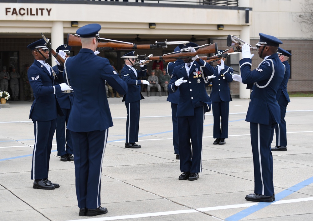 AF Honor Guard Drill Team builds new routine, bonds