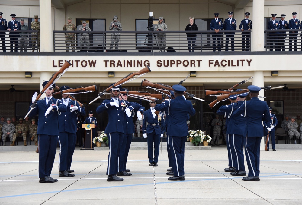 AF Honor Guard Drill Team builds new routine, bonds