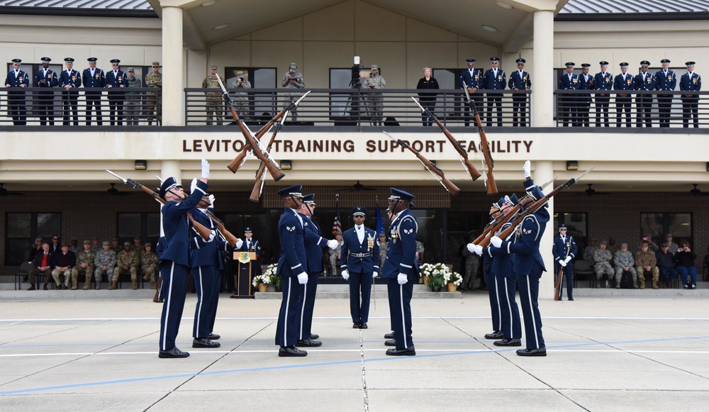 AF Honor Guard Drill Team builds new routine, bonds