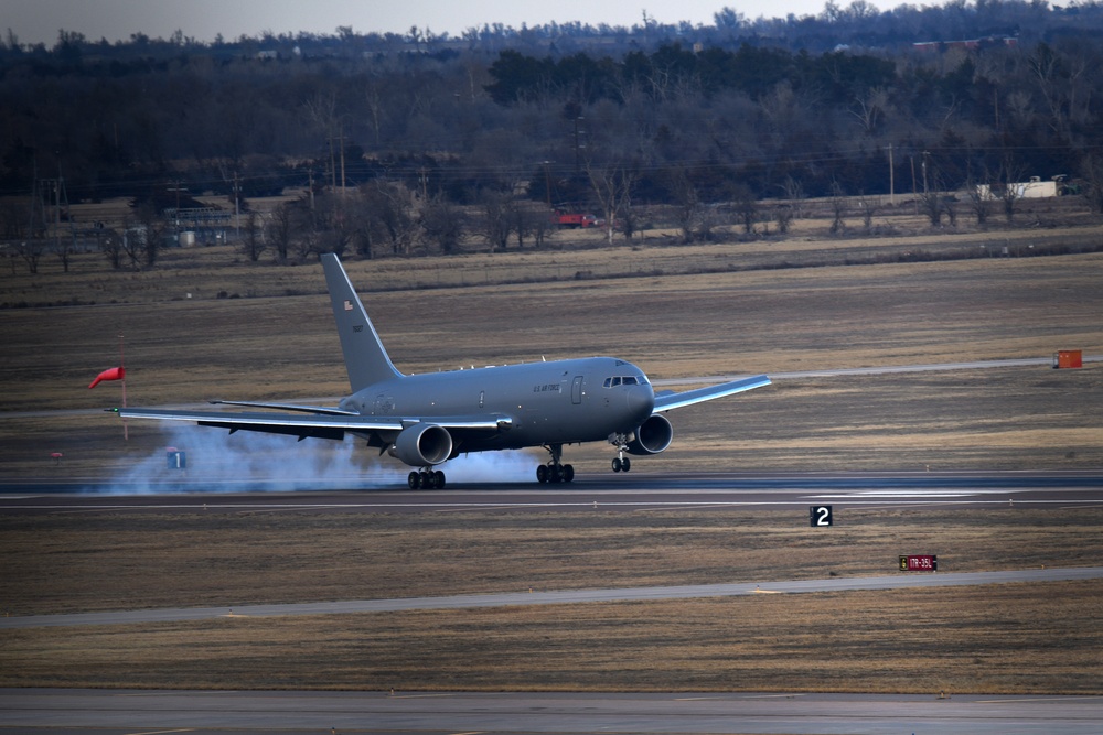 KC-46 arrives at 97 AMW