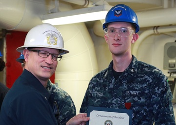 Combat Systems Department Awards-at-Quarters