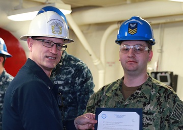 Combat Systems Department Awards-at-Quarters