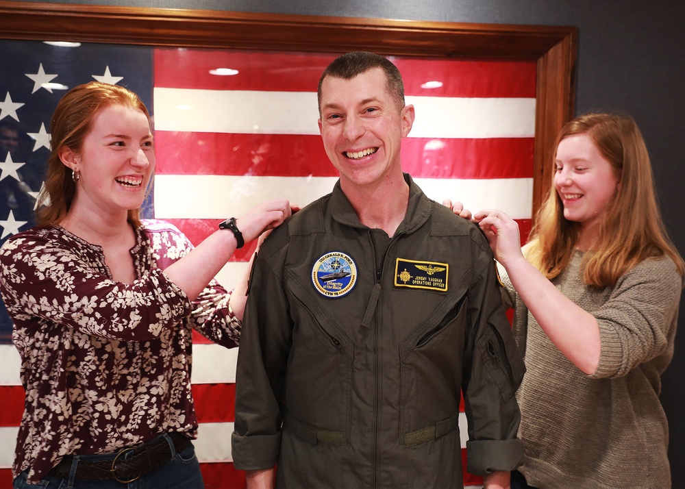 Cmdr. Vaughan Promotion