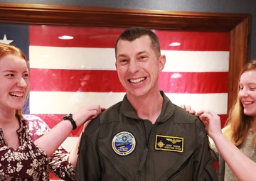 Cmdr. Vaughan Promotion