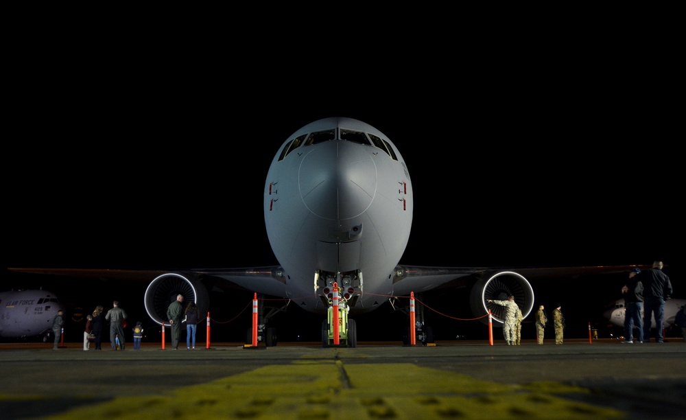 KC-46 arrives for combat training at Altus AFB