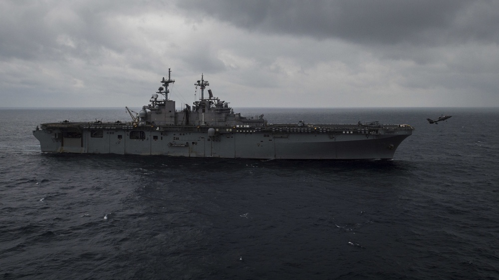 USS Wasp conducts F-35B operations