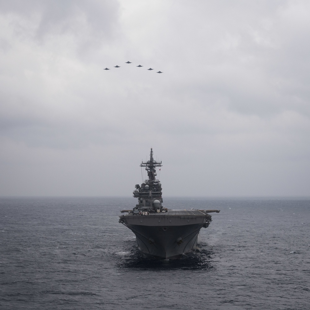 USS Wasp conducts F-35B operations