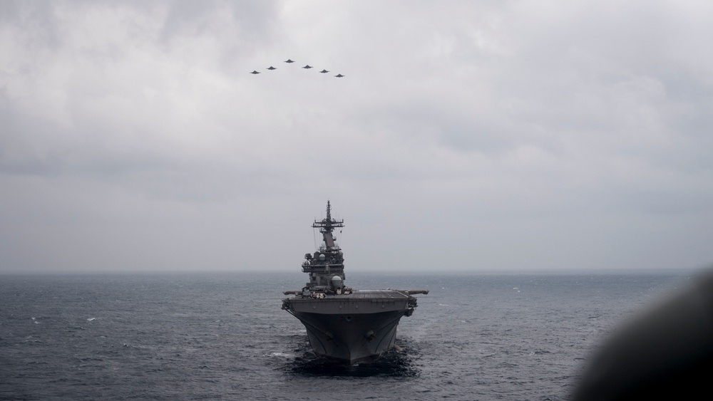 USS Wasp conducts F-35B operations