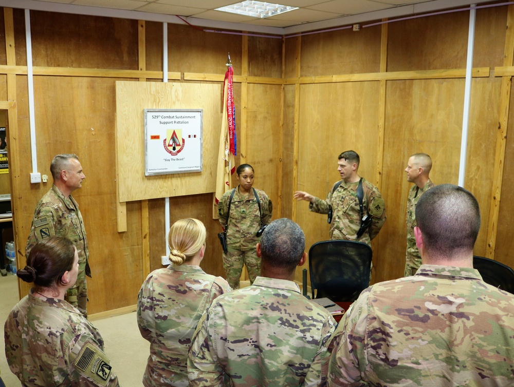 Task Force Cavalier Command Team Coin Presentation