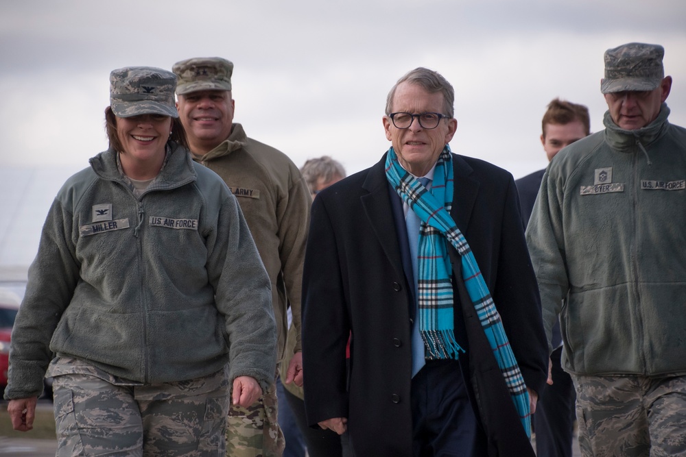 Ohio Governor Mike DeWine visits 179th