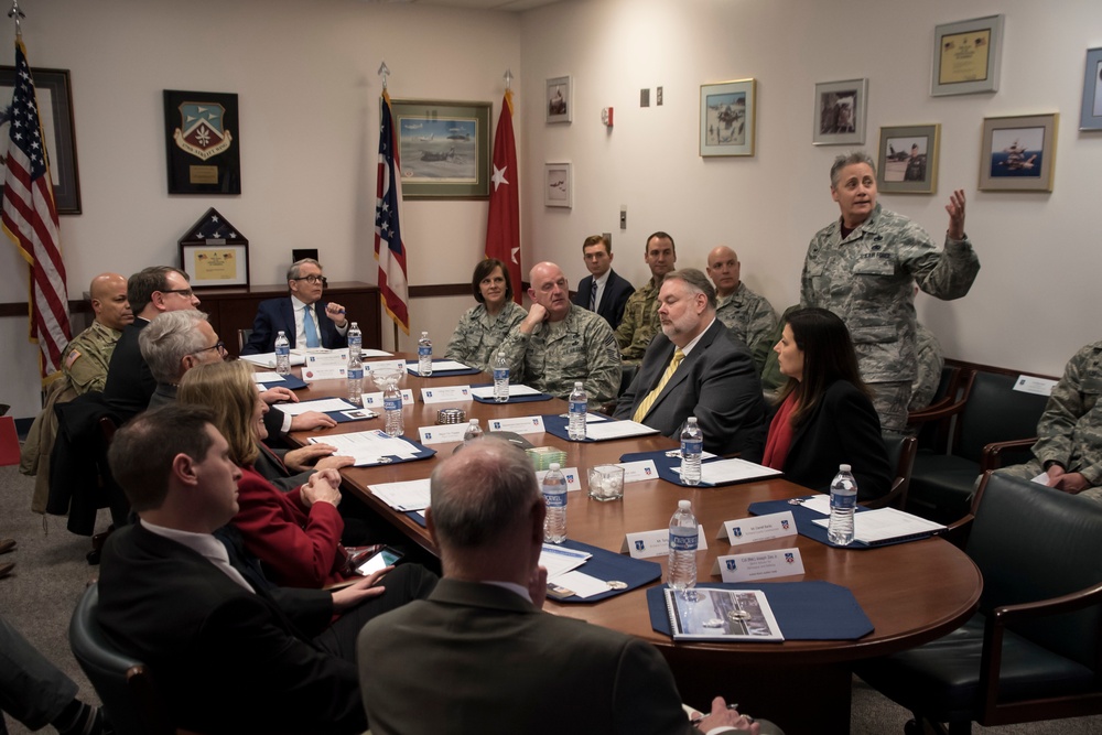 Ohio Governor Mike DeWine visits 179th