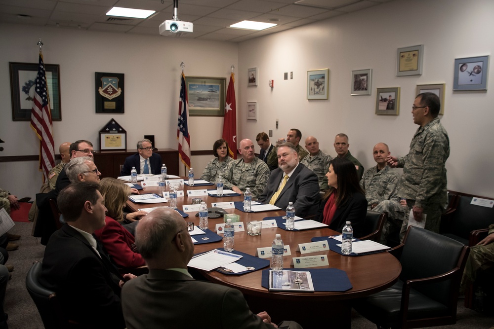 Ohio Governor Mike DeWine visits 179th