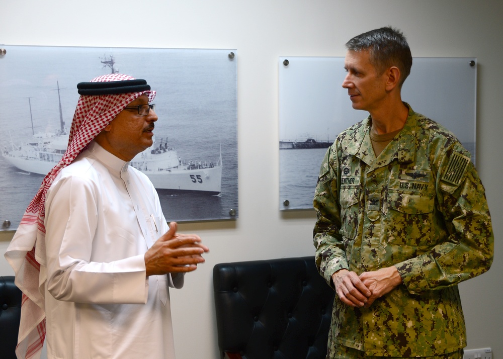 Bahrain's Ministry of Transportation's Acting Undersecretary of Civil Aviation Affairs, Ahmed Ali Al-Nemah, Visits NSA Bahrain