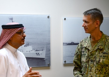 Bahrain's Ministry of Transportation's Acting Undersecretary of Civil Aviation Affairs, Ahmed Ali Al-Nemah, Visits NSA Bahrain