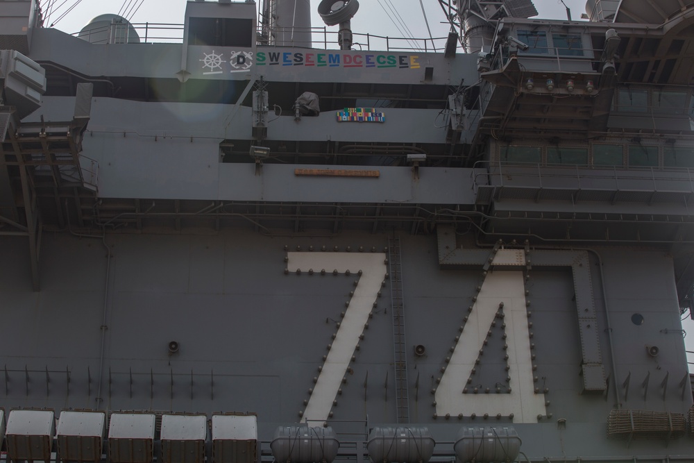 USS John C. Stennis makes portcall during Cobra Gold 19