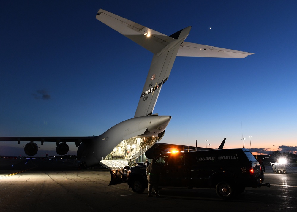 104th Fighter Wing Airmen return from Florida