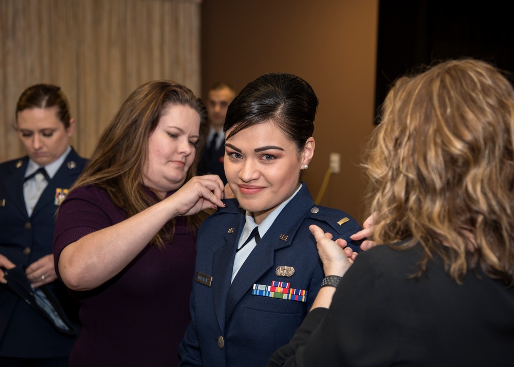 Former 104th Fighter Wing Airmen strives for greatness, receives commission