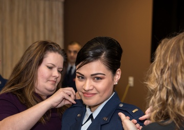 Former 104th Fighter Wing Airmen strives for greatness, receives commission