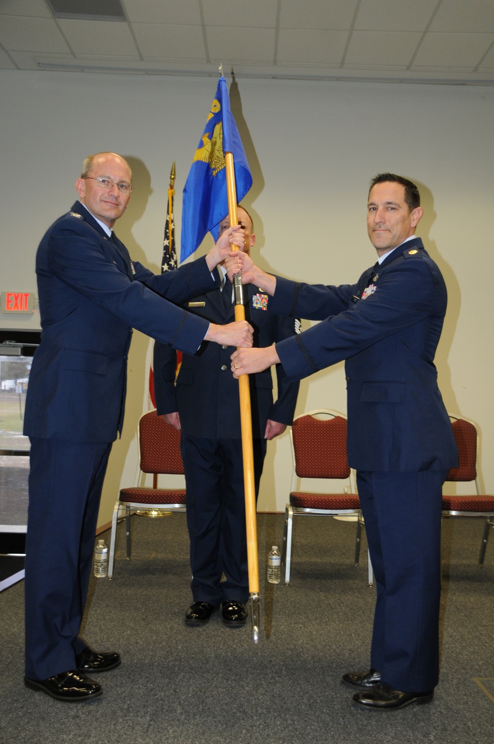 165th Civil Engineer Squadron Change of Command