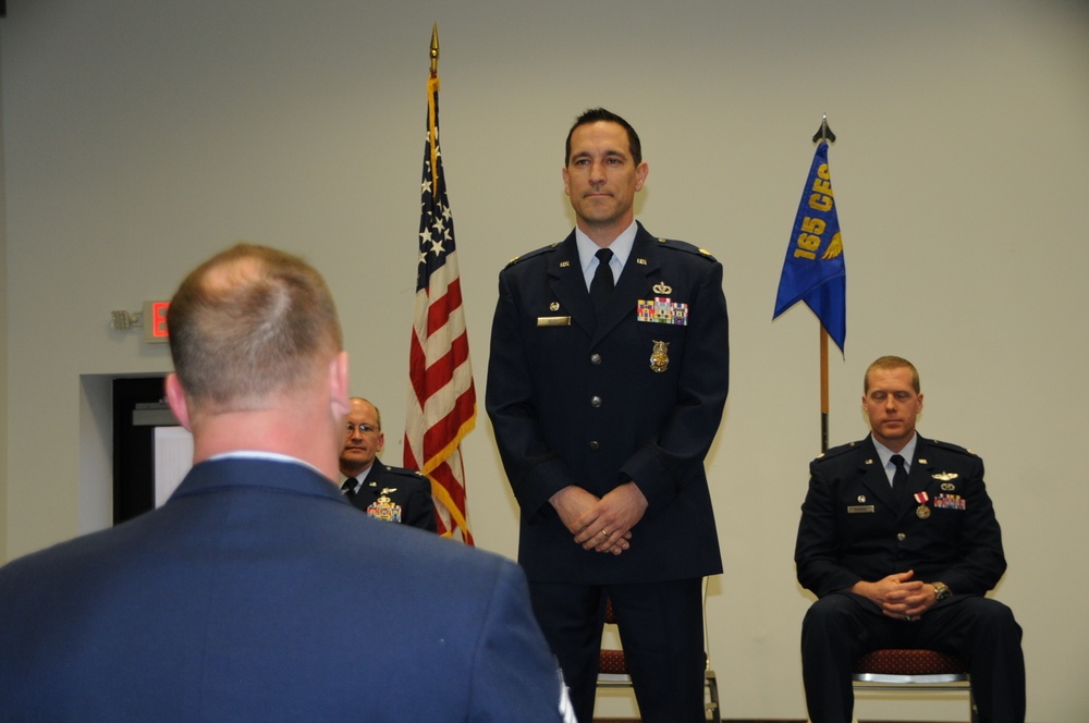 165th Civil Engineer Squadron Change of Command