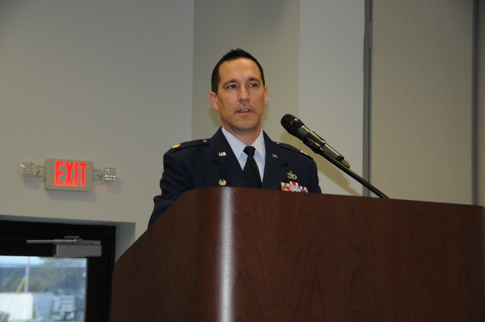 165th Civil Engineer Squadron Change of Command