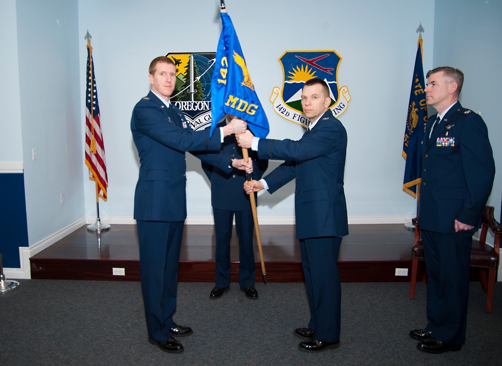 142nd Medical Group Change of Command