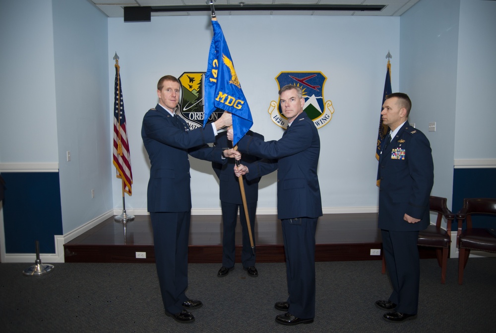 142nd Medical Group Change of Command