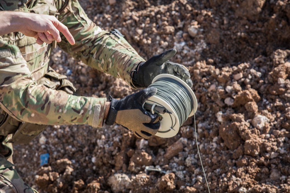 Coalition Forces Conduct Demolition Range, Explosive Ordnance Disposal Training