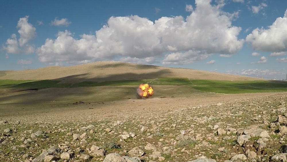 Coalition Forces Conduct Demolition Range, Explosive Ordnance Disposal Training