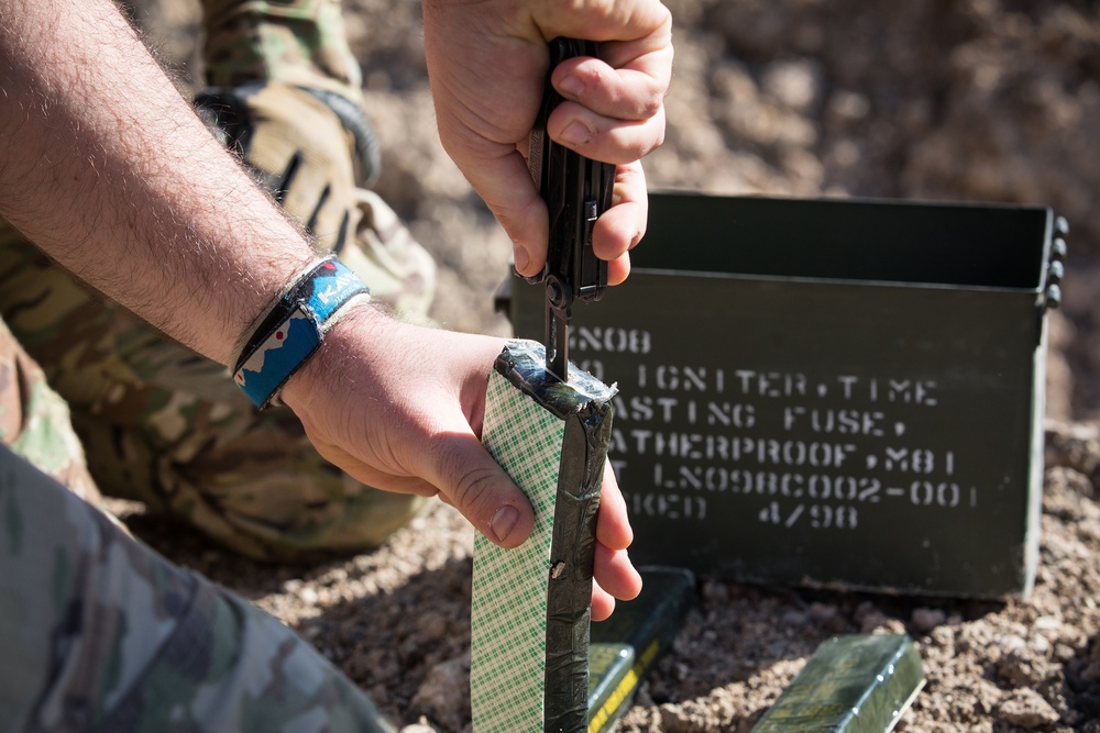 Coalition Forces Conduct Demolition Range, Explosive Ordnance Disposal Training