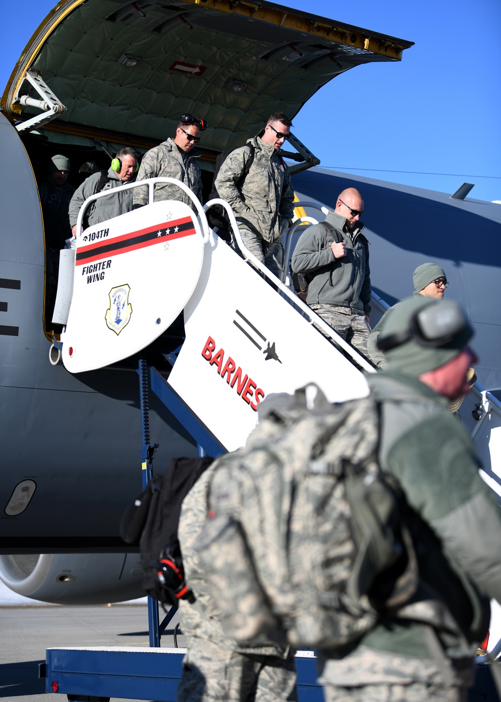 104th Fighter Wing Airmen return from Florida