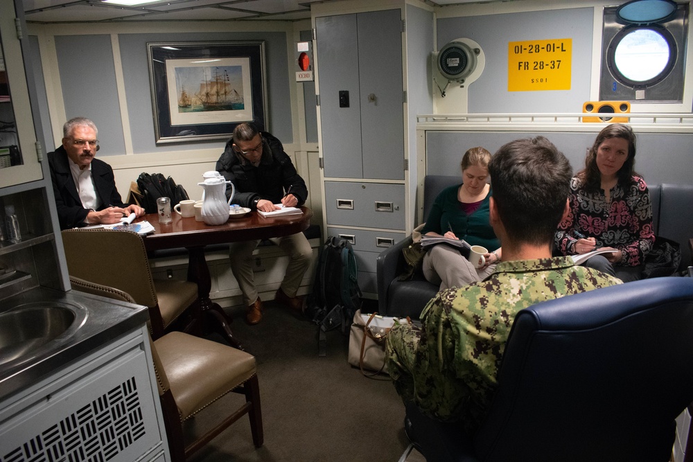 GAO Employees Tour USS Pioneer