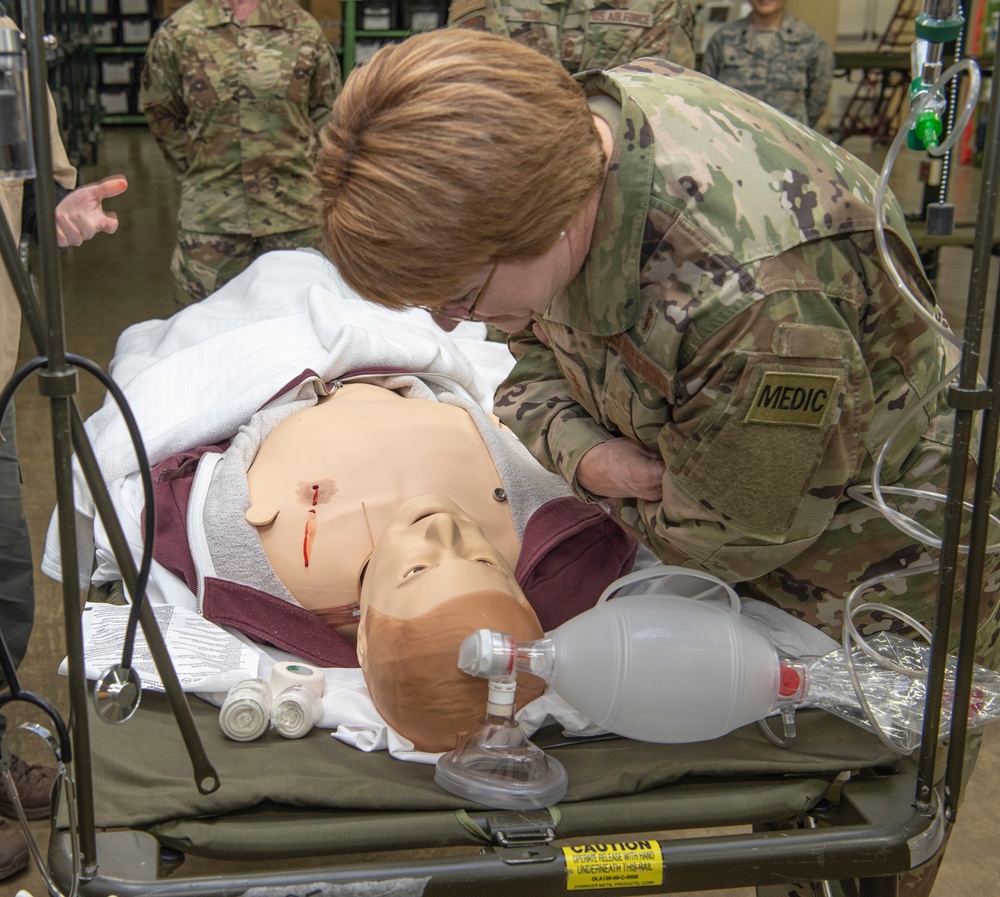 Maimed medical mannequin miraculously mended