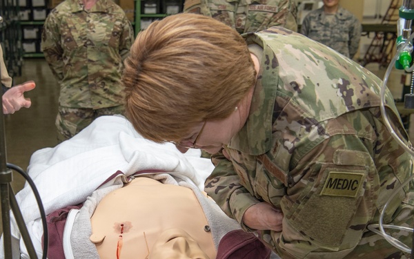 Maimed medical mannequin miraculously mended