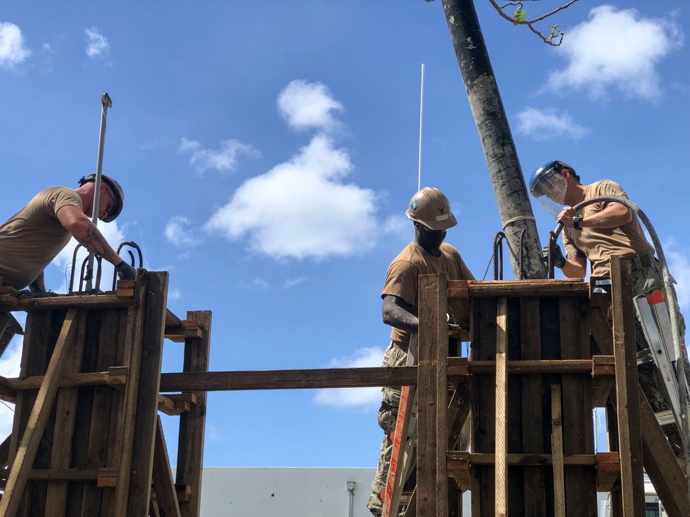 Seabees Support U.S. Coast Guard