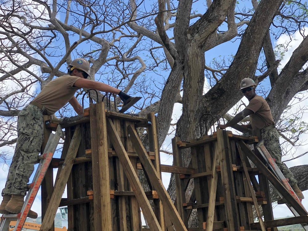 Seabees Support U.S. Coast Guard