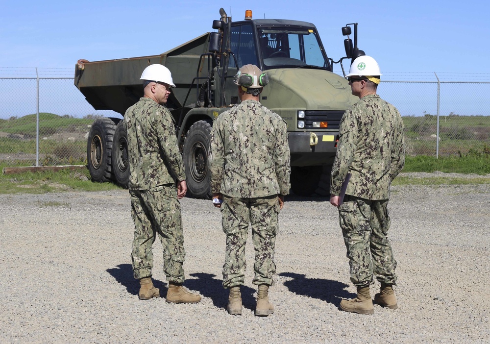 NMCB-3 CO Visits Seabees in San Clemente Island