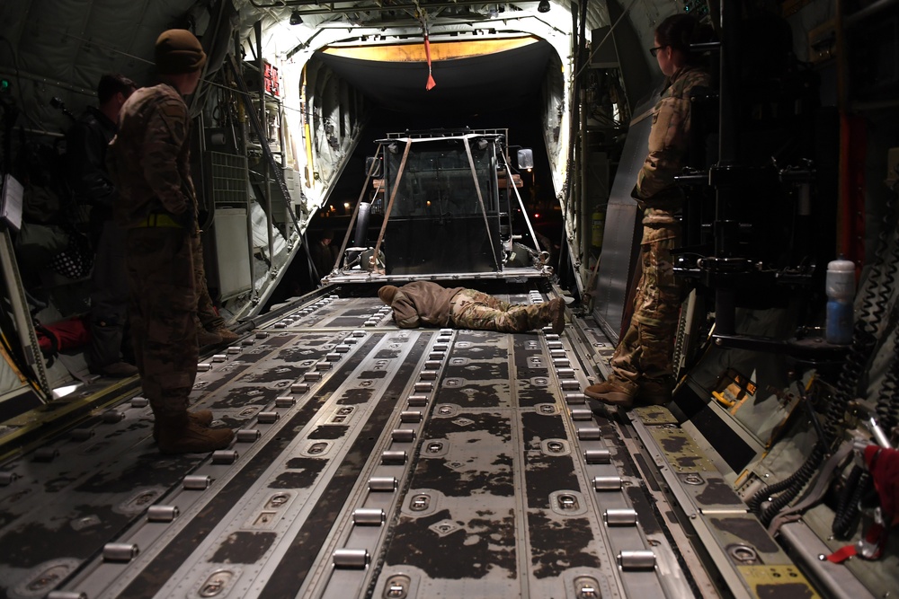 C-130 Hercules aircraft deliver agile combat airlift during GFLR