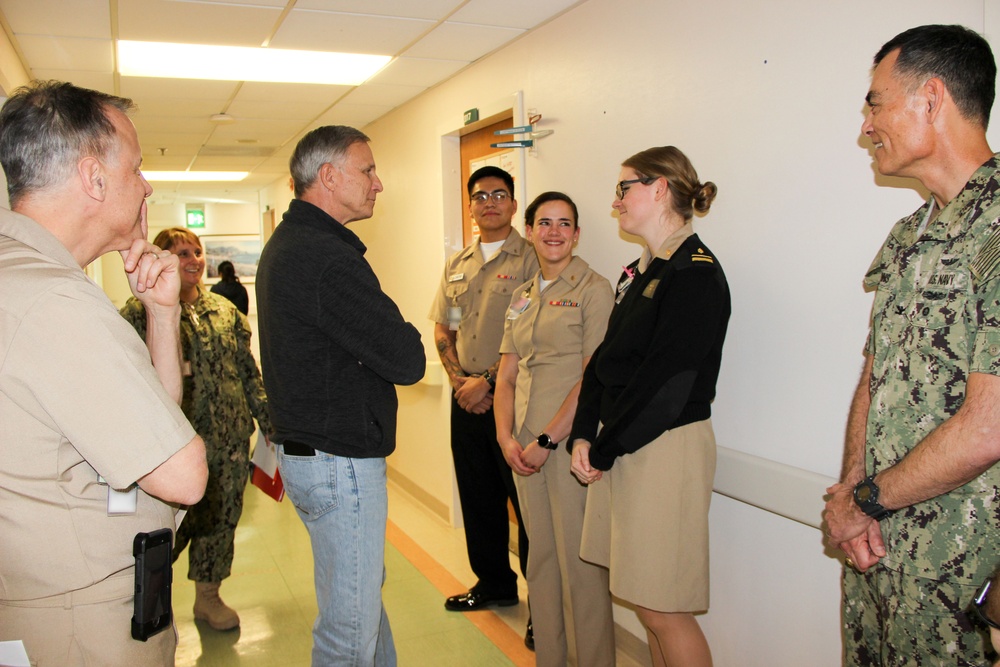 Assistant Secretary of the Navy Visits USNH Naples