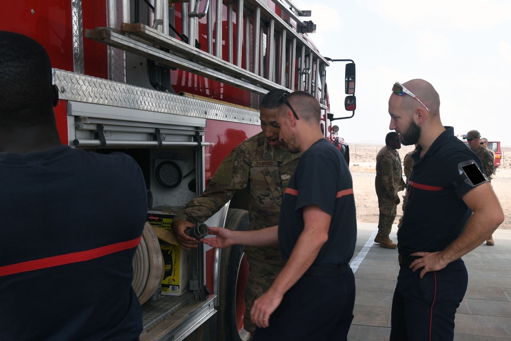 870th AES fire station receives new truck