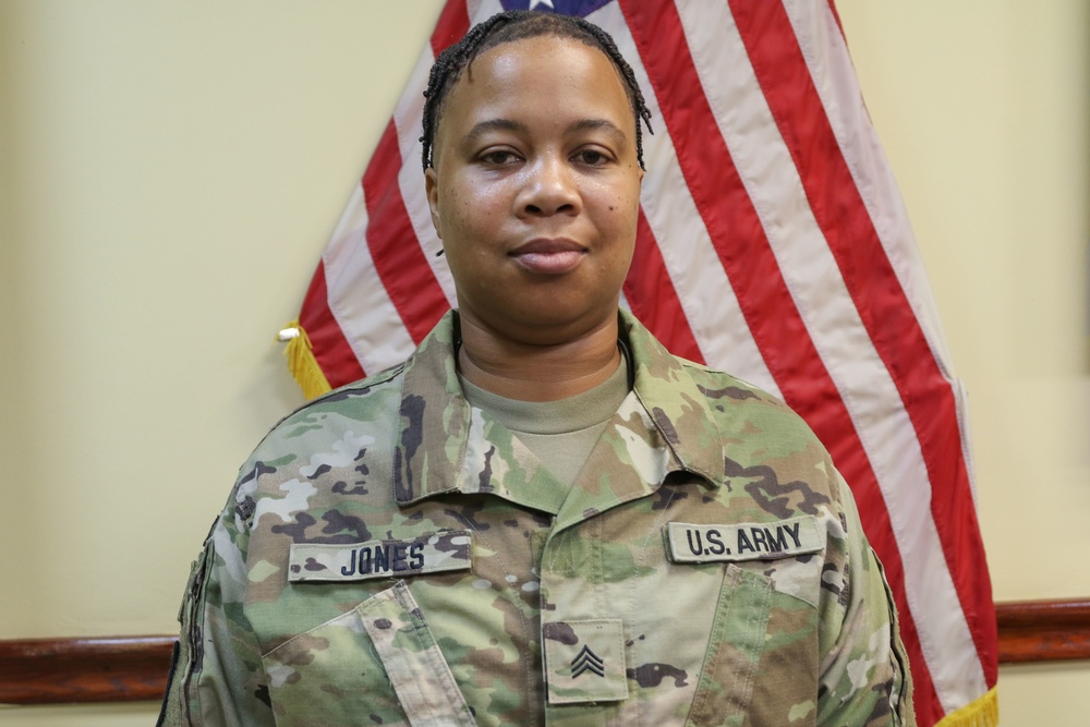 Jones Inducted to NCO Corps