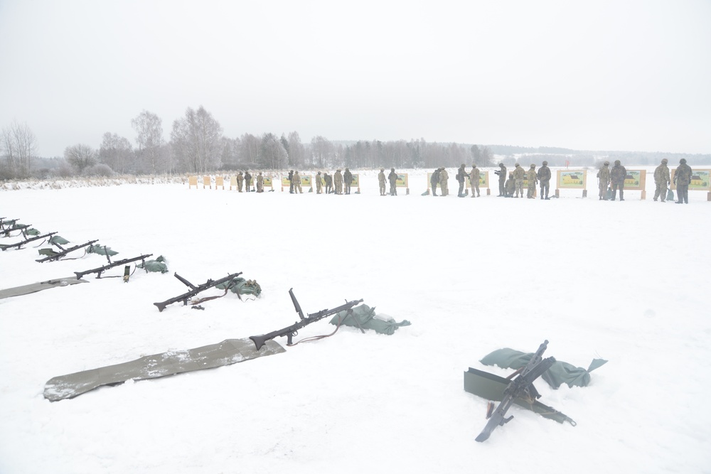 German/American machine gun qualification