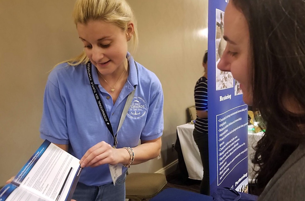 Navy Marine Resource Specialists Attend 2019 International Sea Turtle Symposium
