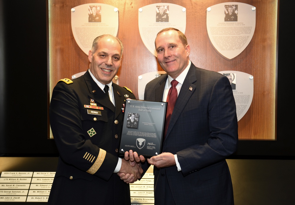 AMC COMMAND SERGEANT MAJOR INDUCTED INTO HALL OF FAME