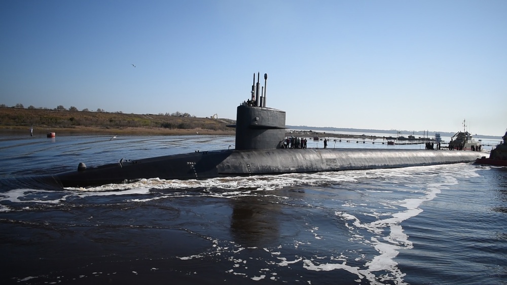 USS Maryland (SSBN 738) (Gold) Returns to Homeport