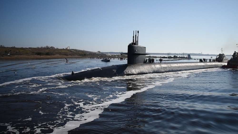 USS Maryland (SSBN 738) (Gold) Returns to Homeport